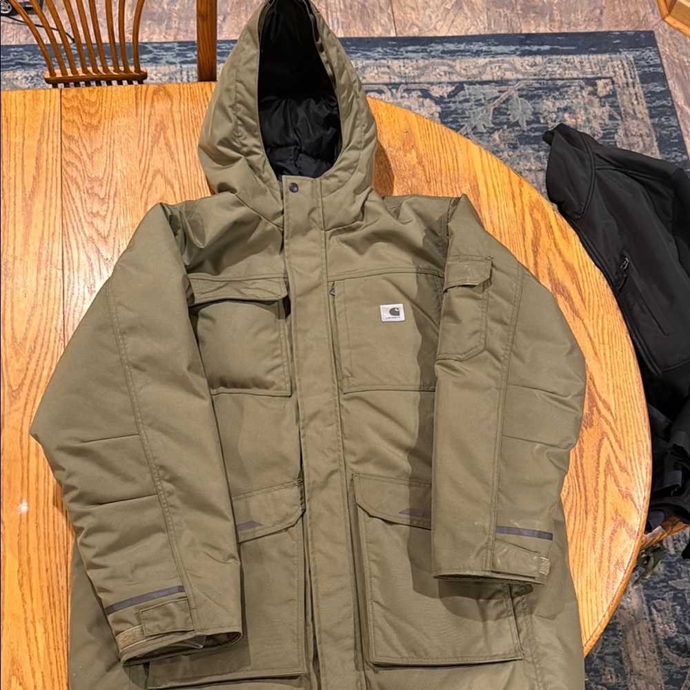 Carhartt Green Performance Jacket with Hood